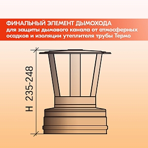 Зонт-Конус Термо ЗКТ-Р 430-0.5/430 D150/210